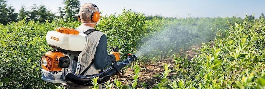 Обработка участка STIHL